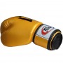 Fairtex BGV19 Боксерские Перчатки Тайский Бокс "Deluxe Tight-Fit" Золотые